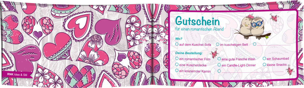 Gutscheinheft Idee And Stil “12 Gutscheine Für Meine Liebste” Rnk Verlag 