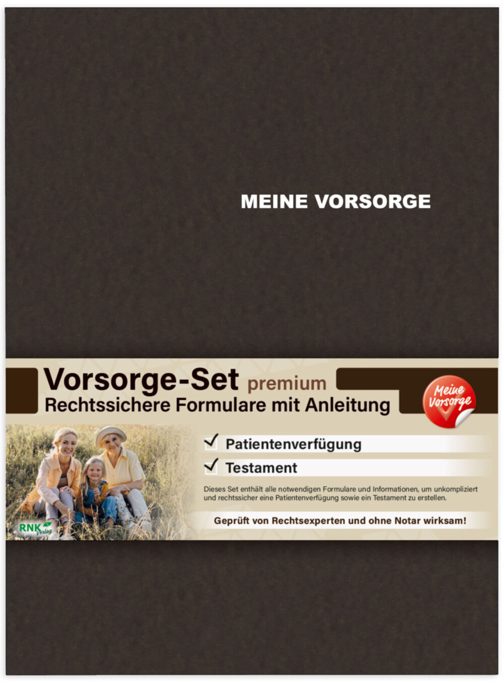 Front-Ansicht Vorsorge-Set mit Banderole